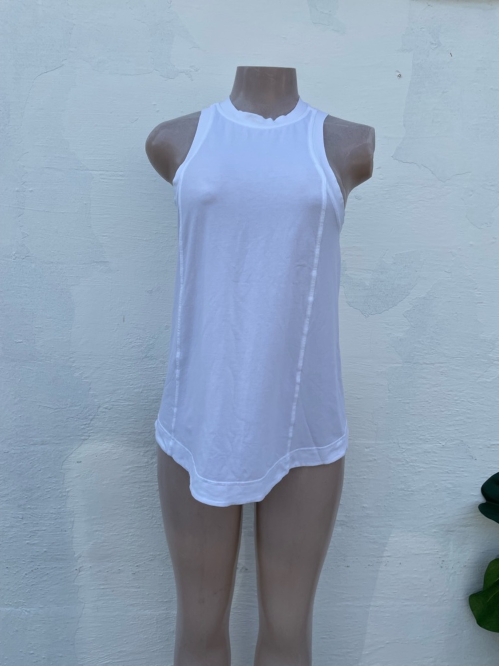 lululemon athletica White Racerback Stretch Tank